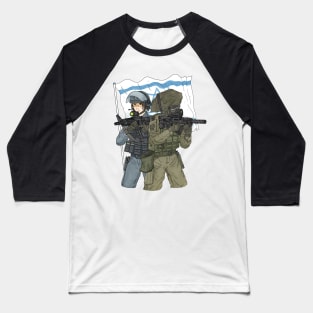 Israeli soldiers and police, IDF. Baseball T-Shirt